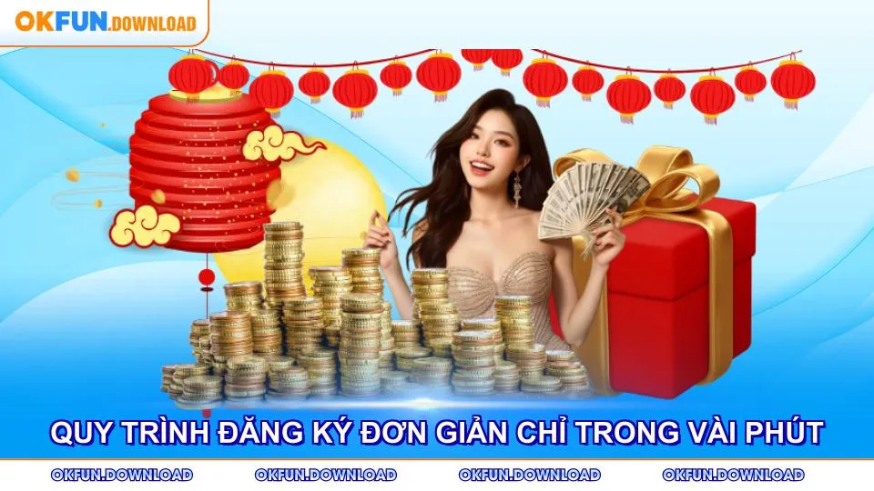 Quy trình đăng ký đơn giản chỉ trong vài phút